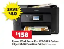 Harvey Norman Epson workforce pro wf-3825 colour inkjet multi-function printer offer