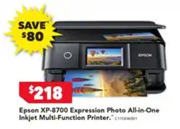 Harvey Norman Epson xp-8700 expression photo all-in-one inkjet multi-function printer offer