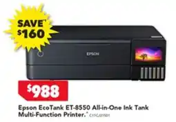 Harvey Norman Epson ecotank et-8550 all-in-one ink tank multi-function printer offer