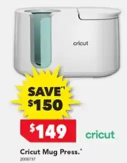 Harvey Norman Cricut Mug Press offer