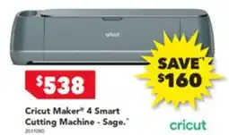 Harvey Norman Cricut Maker 4 Smart Cutting Machine - Sage offer