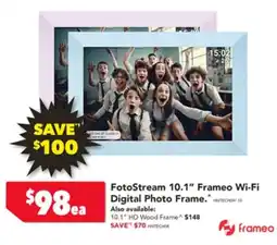 Harvey Norman FotoStream 10.1″ Frameo Wi-Fi Digital Photo Frame offer