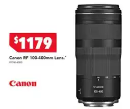 Harvey Norman Canon rf 100-400mm lens offer