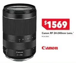 Harvey Norman Canon rf 24-240mm lens offer