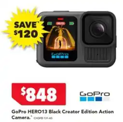 Harvey Norman Gopro hero13 black creator edition action camera offer