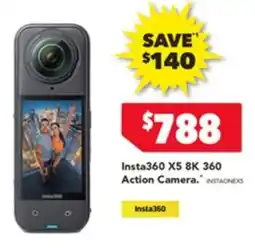 Harvey Norman Insta360 X5 8K 360 Action Camera offer