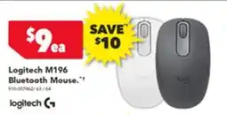 Harvey Norman Logitech M196 Bluetooth Mouse offer