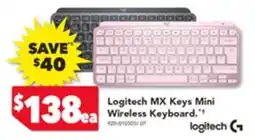 Harvey Norman Logitech mx keys mini wireless keyboard offer