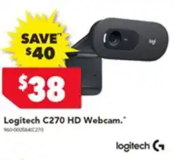Harvey Norman Logitech c270 hd webcam offer