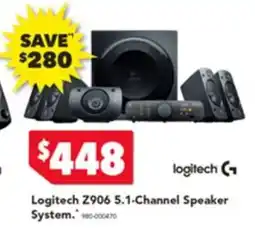 Harvey Norman Logitech Z906 5.1-Channel Speaker System offer