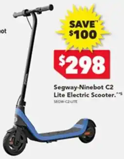 Harvey Norman Segway-ninebot c2 lite electric scooter offer