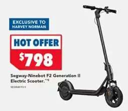 Harvey Norman Segway-Ninebot F2 Generation II Electric Scooter offer