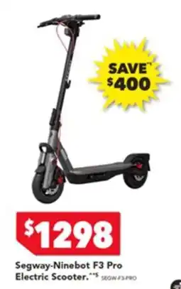 Harvey Norman Segway-Ninebot F3 Pro Electric Scooter offer