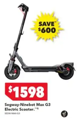 Harvey Norman Segway-Ninebot Max G3 Electric Scooter offer