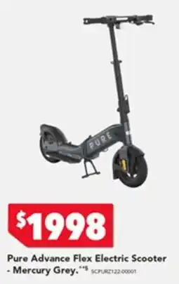 Harvey Norman Pure Advance Flex Electric Scooter - Mercury Grey offer