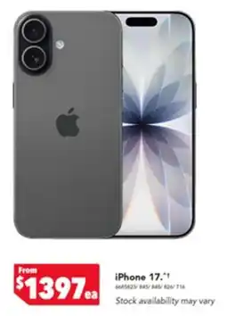 Harvey Norman iPhone 17 offer