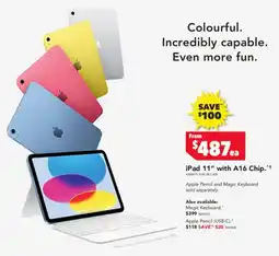 Harvey Norman iPad 11" with A16 Chip offer