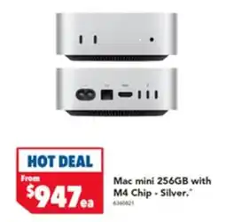 Harvey Norman Mac mini 256gb with m4 chip-silver. offer