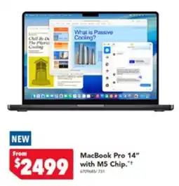 Harvey Norman MacBook Pro 14" with MS Chip offer