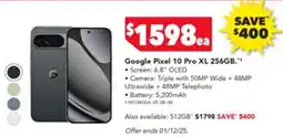 Harvey Norman Google pixel 10 pro xl 256gb offer