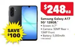 Harvey Norman Samsung galaxy a17 128gb offer