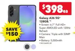 Harvey Norman Galaxy a36 5g 128gb offer