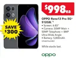 Harvey Norman Oppo reno 13 pro 5g offer