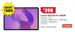 Harvey Norman Lenovo ideatab pro 256gb offer