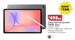 Harvey Norman Galaxy tab s10 lite wi-fi 128gb - grey offer