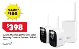 Harvey Norman Swann maxranger4k mini solar security camera system - 2-pack offer