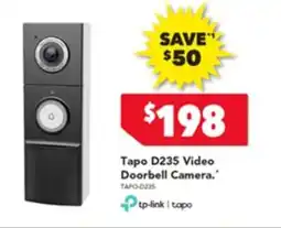 Harvey Norman Tapo D235 Video Doorbell Camera offer