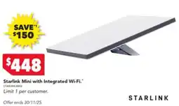 Harvey Norman Starlink Mini with Integrated Wi-Fi offer