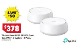 Harvey Norman TP-Link Deco BE25 BE5000 Dual- Band Wi-Fi 7 System - 2-Pack offer