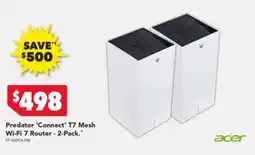 Harvey Norman Predator 'connect' t7 mesh wi-fi 7 router - 2-pack offer