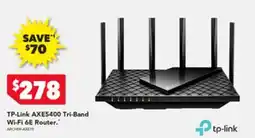 Harvey Norman Tp-link axe5400 tri-band wi-fi 6e router offer