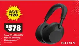 Harvey Norman Sony wh-1000xm6 noise-cancelling headphones offer