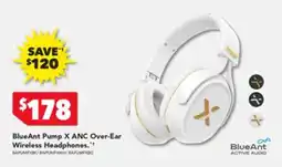 Harvey Norman Blueant pump x anc over-ear wireless headphones offer