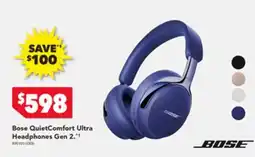 Harvey Norman Bose QuietComfort Ultra Headphones Gen offer
