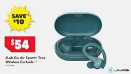 Harvey Norman Jlab go air sport+ true wireless earbuds offer