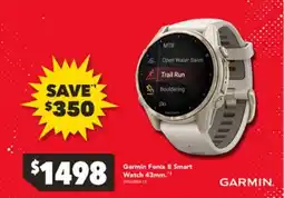 Harvey Norman Garmin Fenix 8 Smart Watch 43mm offer