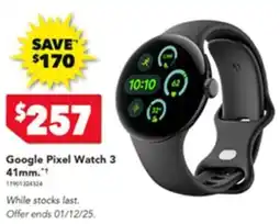 Harvey Norman Google Pixel Watch 3 41mm offer