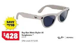 Harvey Norman Ray-ban meta skyler al sunglasses offer
