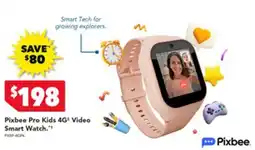 Harvey Norman Pixbee pro kids 4g video smart watch offer