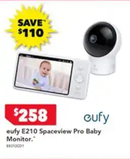 Harvey Norman Eufy e210 spaceview pro baby monitor offer