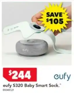 Harvey Norman Eufy s320 baby smart sock offer