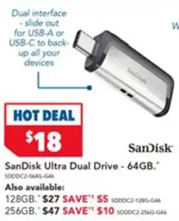 Harvey Norman Sandisk ultra dual drive - 64gb offer