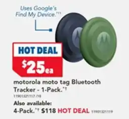 Harvey Norman motorola moto tag Bluetooth Tracker-1-Pack offer