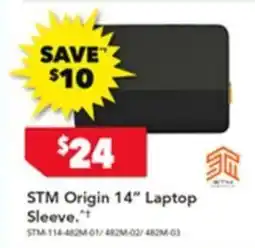 Harvey Norman STM Origin 14" Laptop Sleeve offer