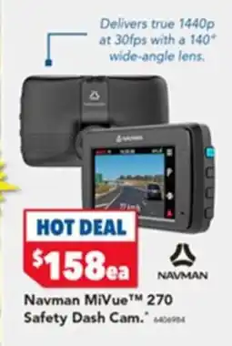 Harvey Norman Navman MiVue 270 Safety Dash Cam offer