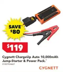 Harvey Norman Cygnett ChargeUp Auto 10,000mAh Jump-Starter & Power Pack offer